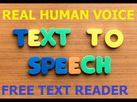 Free Text To Speech Online